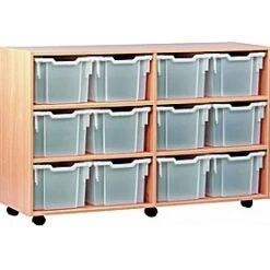 12 Tray Extra Deep Mobile Storage
