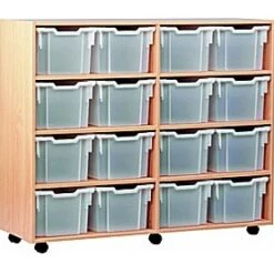 16 Tray Extra Deep Mobile Storage