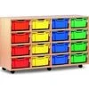 16 Tray Deep Mobile Storage
