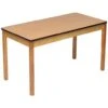 Natural Rectangular Classroom Tables