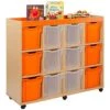 Bubblegum 12 Jumbo Tray Storage Unit