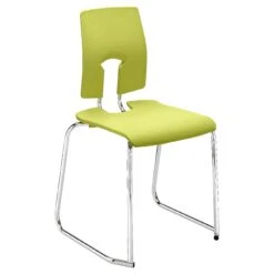 SE Classic Ergonomic Skid Base Classroom Chairs