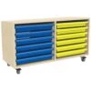 12 Tray Mobile Art & Paper Storage Unit