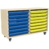 14 Tray Mobile Art & Paper Storage Unit