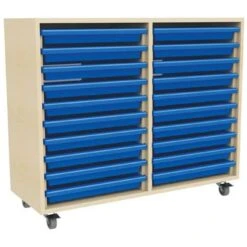 20 Tray Mobile Art & Paper Storage Unit