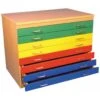 8 Drawer Multi-Coloured Plan Chest