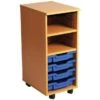 4 Tray Single Bay Mobile Storage Unit