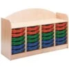 Stretton 24 Tray Quad Bay Storage Unit