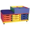 Mobile Seat & Tray Storage Kinderbox
