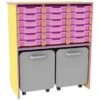 Edge 18 Tray Storage Unit With Docking Space