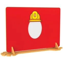 Fire Fighter Room Divider With Mirror
