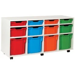 12 Tray Variety White Range Storage Unit