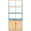 Bubblegum 6 Cube Vertical Room Divider Unit