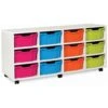 12 Deep Tray White Range Vertical Storage Unit
