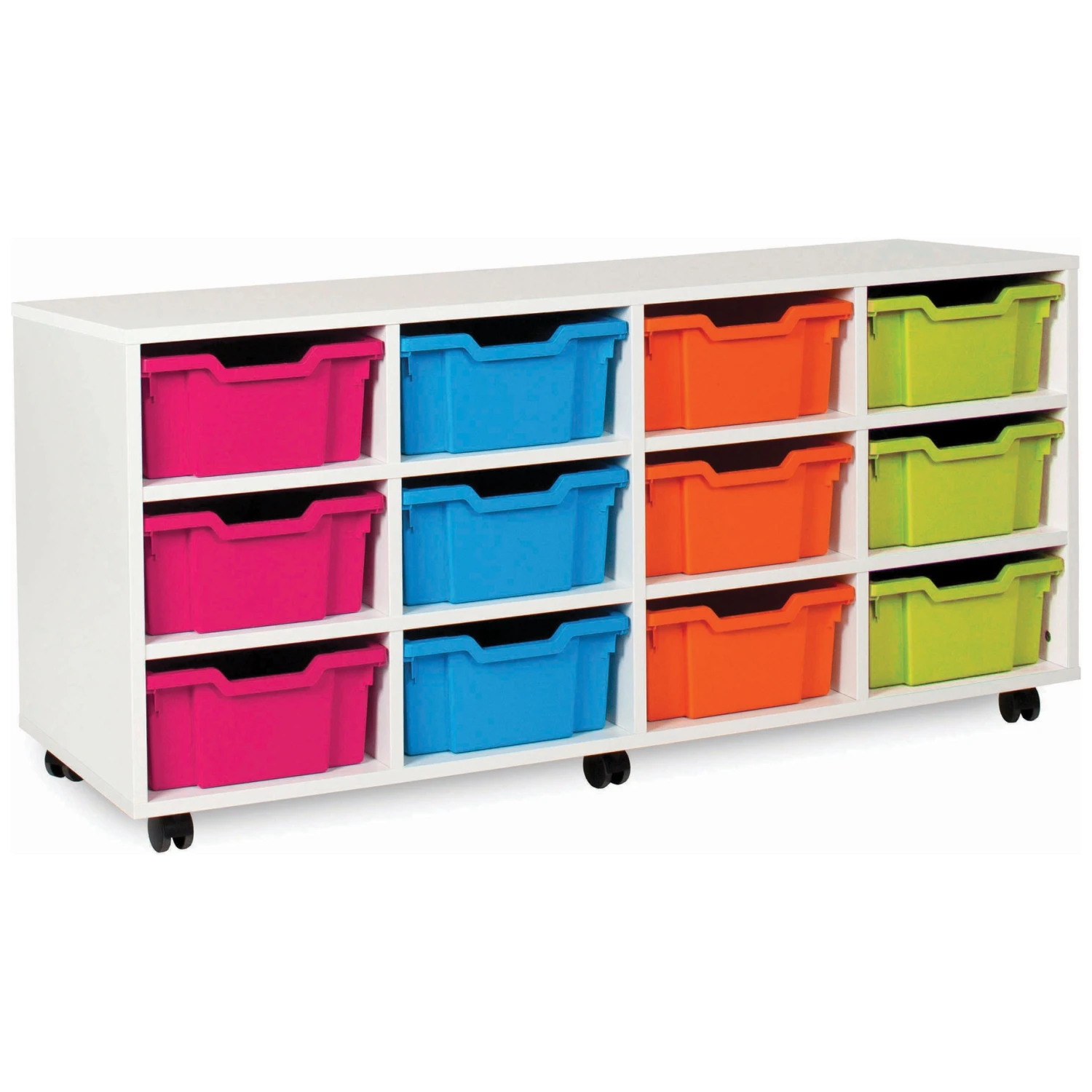 12 Deep Tray White Range Vertical Storage Unit 1 12 Deep Tray White Range Vertical Storage Unit