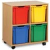 4 Tray Jumbo Storage Unit