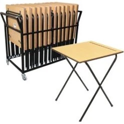 Essentials Folding Exam Desk Bundle - 25 Desks