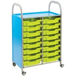 Gratnells Callero 16 Shallow Tray 2 Column Storage Unit