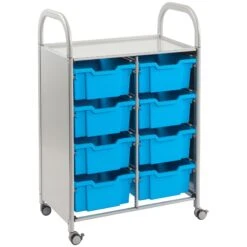 Gratnells Callero 8 Deep Tray 2 Column Storage Unit