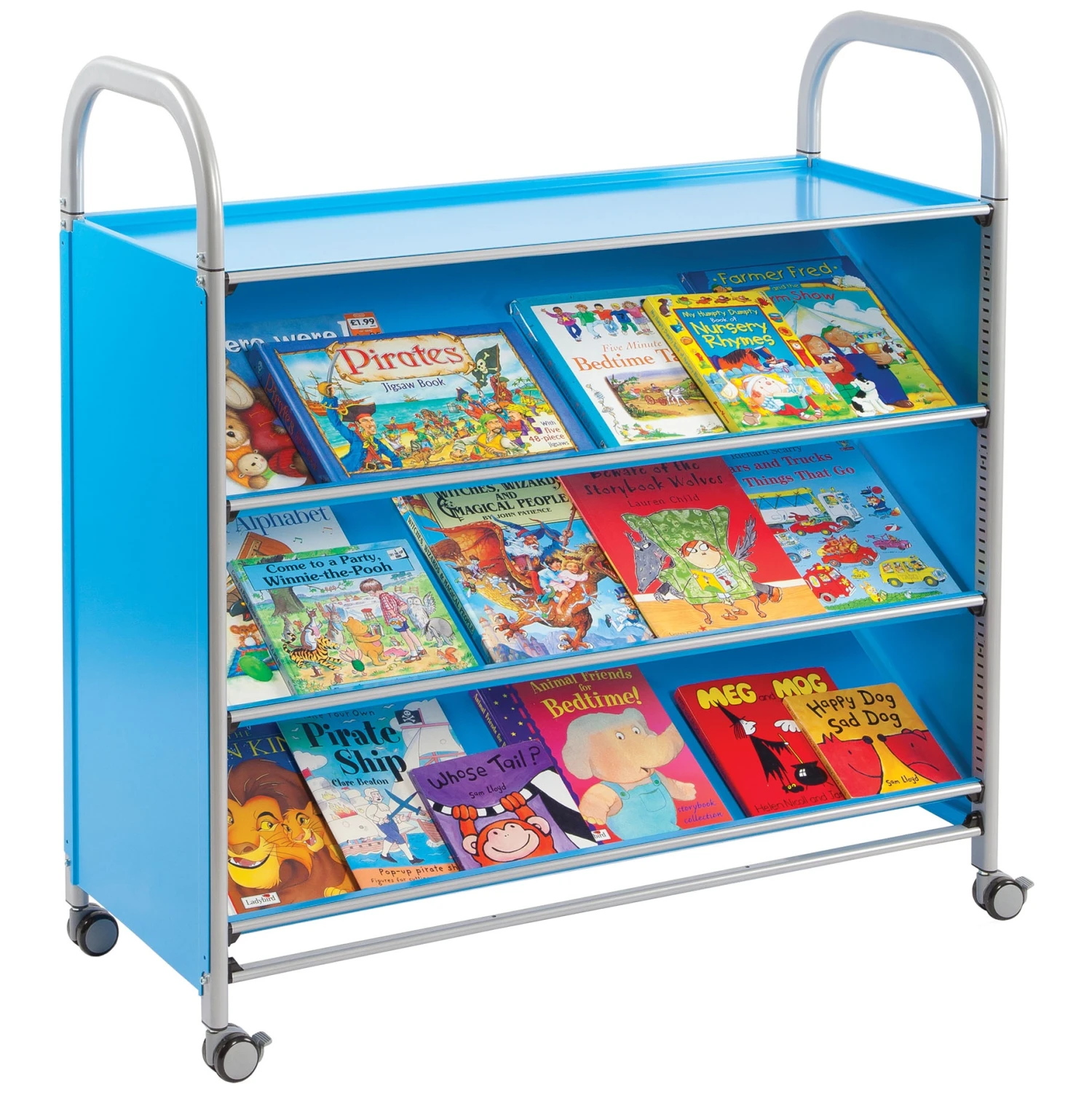 Gratnells Callero Tilted Shelf Library Storage Unit 1 Gratnells Callero Tilted Shelf Library Storage Unit