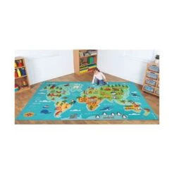 Animals And Places Of The World Carpet