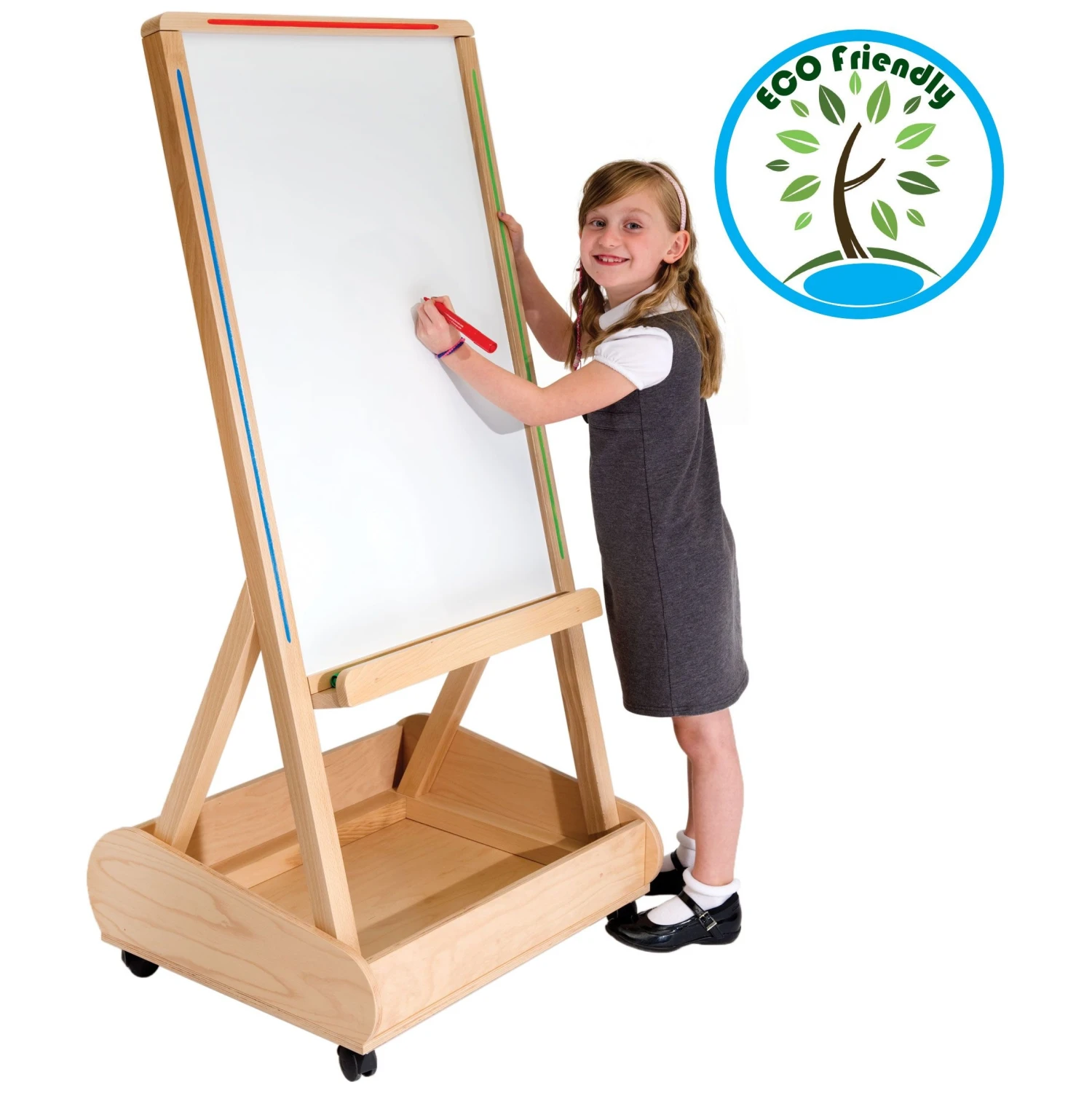 Little Acorns Solid Wood Store 'N' Write Whiteboards 1 Little Acorns Solid Wood Store 'N' Write Whiteboards