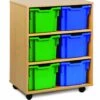 6 Tray Extra Deep Mobile Storage